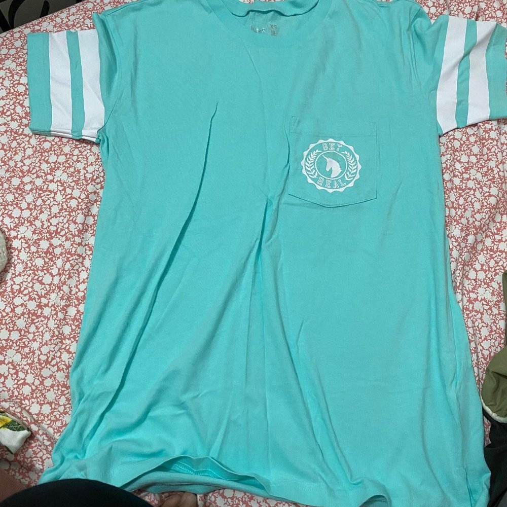 Pastel school uniform jesery t-shirt